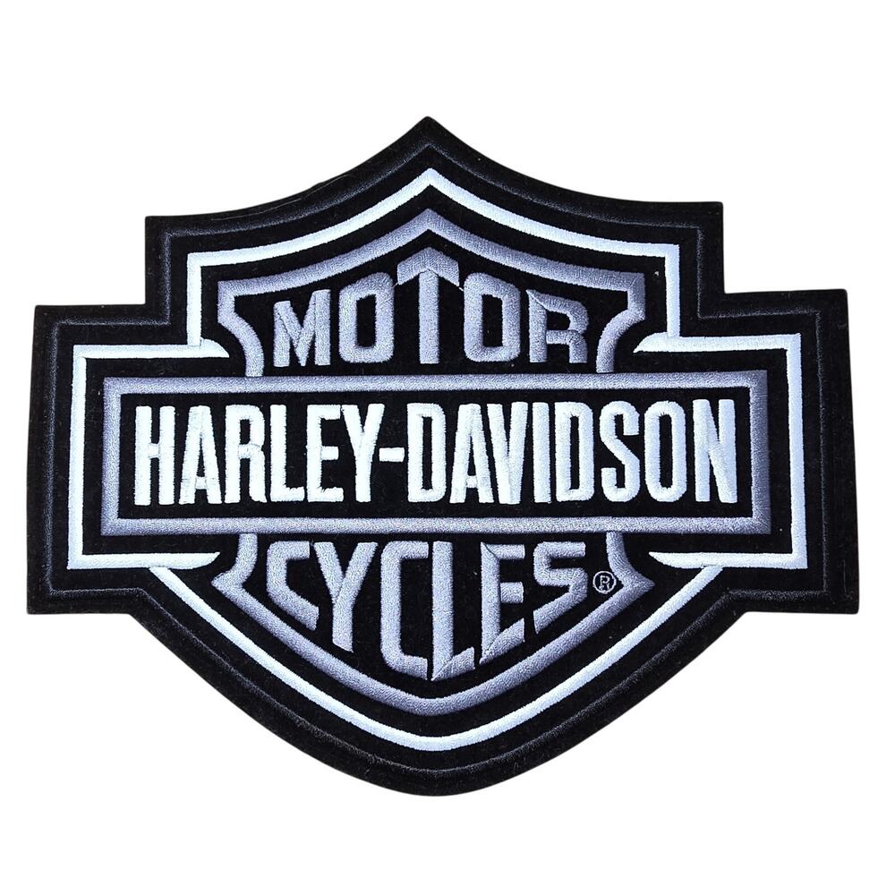 Lot of 2 Harley Davidson Items: One Large New 9x8 Patch, One New 5x4 Decal - Picture 2 of 7